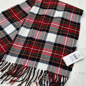 J. Jill Red Plaid Scarf